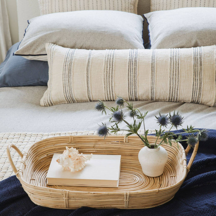 Coastline Stripe Lumbar Pillow