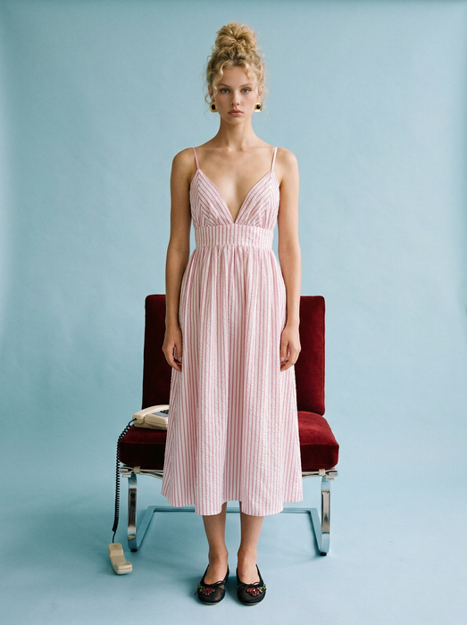 Blake Open Back Midi Dress