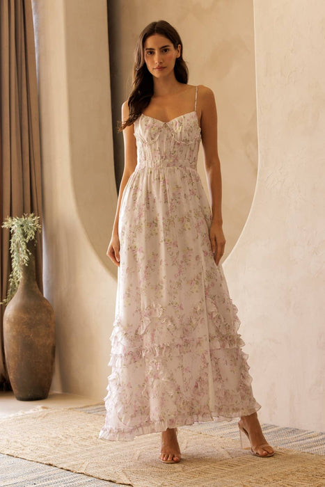 Fleur Ruffle Maxi Dress