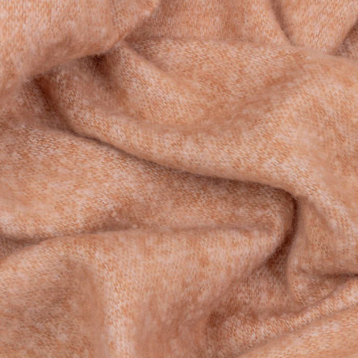 Cozy Woven Tasselled Throw Rust