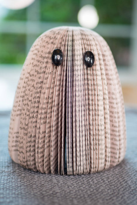 Ghost Repurposed Book Decor