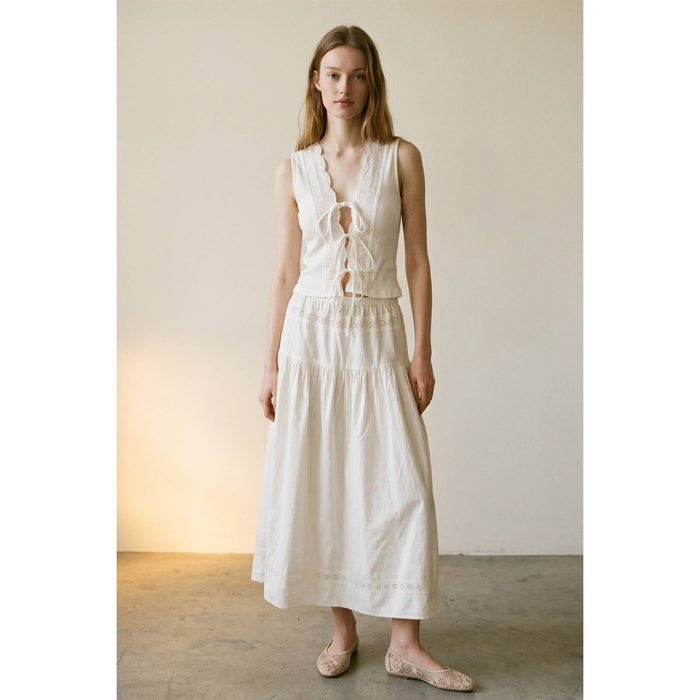 Eyelet Two-Piece Set