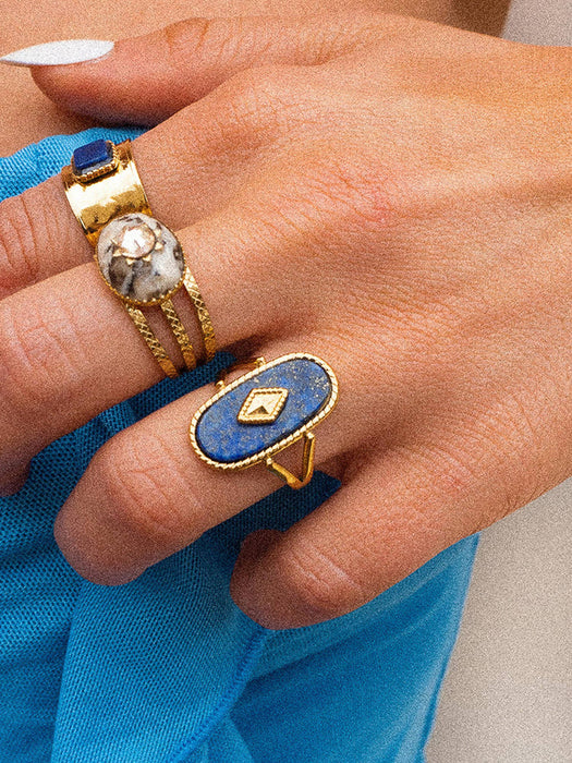 Ciel Natural Stone Ring