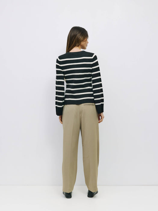 London Striped Cardigan