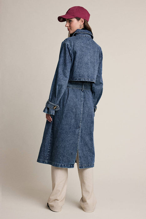 Denim Trench Coat