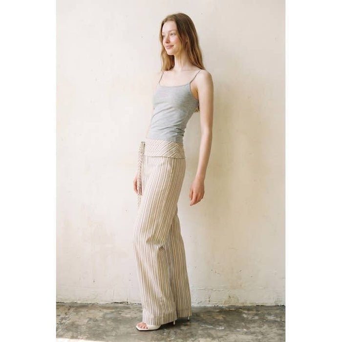 Bellissima Striped Folded Waist Pants
