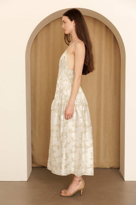 Helene Plisse Maxi Dress