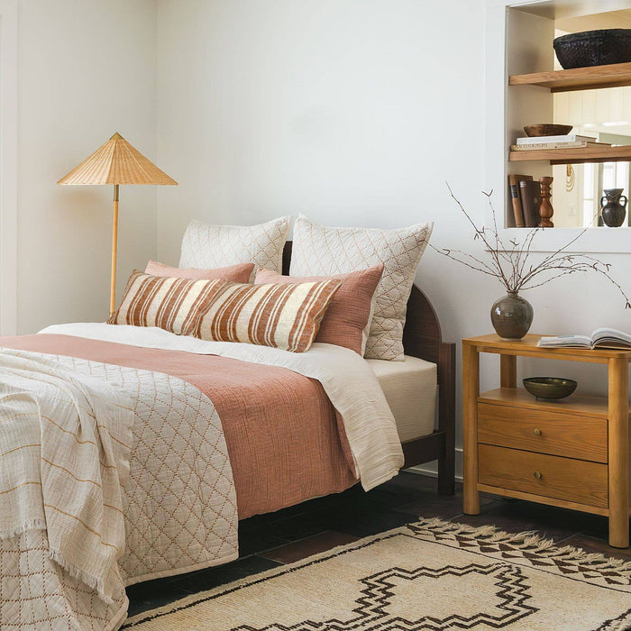 Rust Stripe Pillow