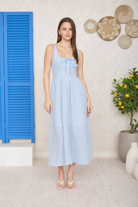 Gingham Meadow Dress
