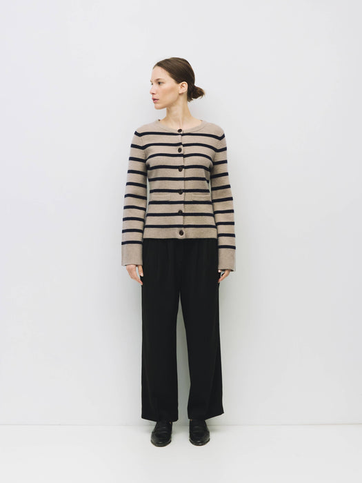 London Striped Cardigan