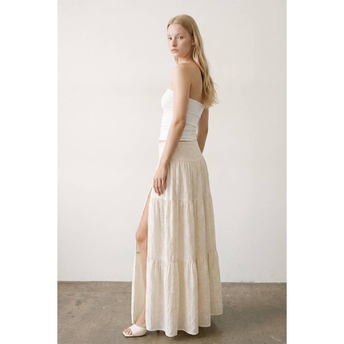 Flora Embroidered Maxi Skirt