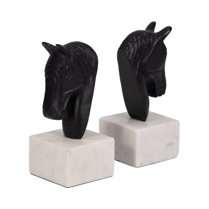 Horse Head Bookends