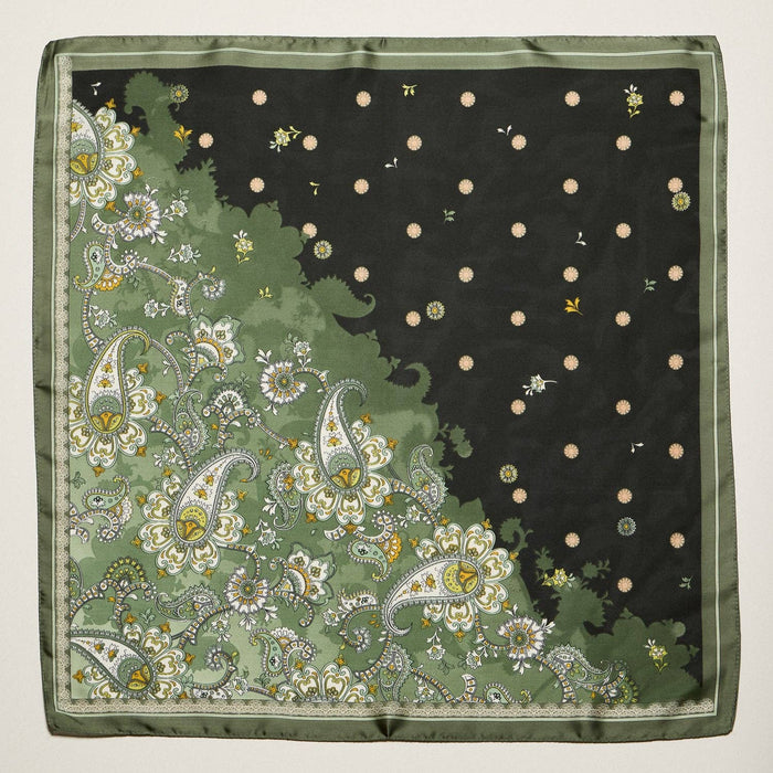 Paisley Polka Dot Scarf