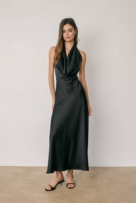 Raffine Halter Neck Maxi Dress