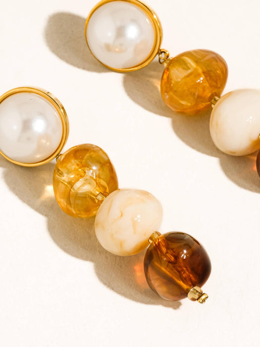 Pastel Beaded Earring