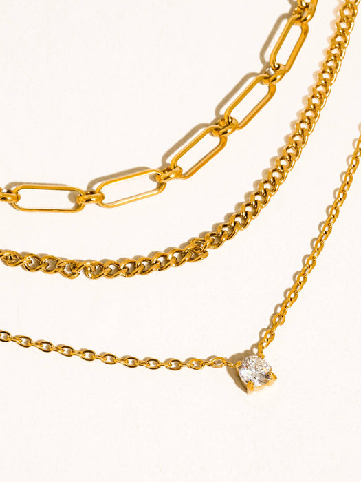 Layered  Reve Chain Necklace