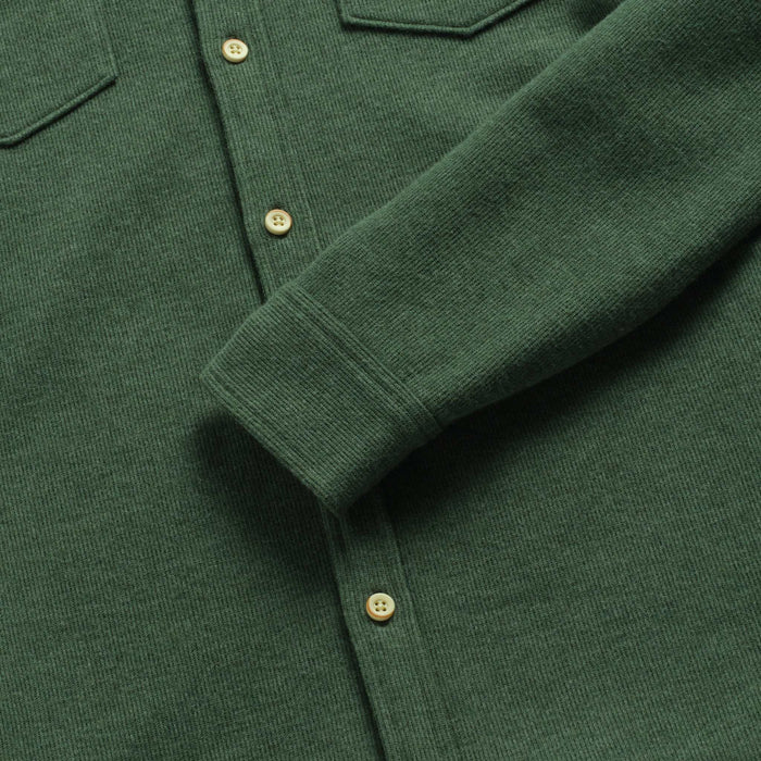 Rex Rib Knit Shirt - Green Heather