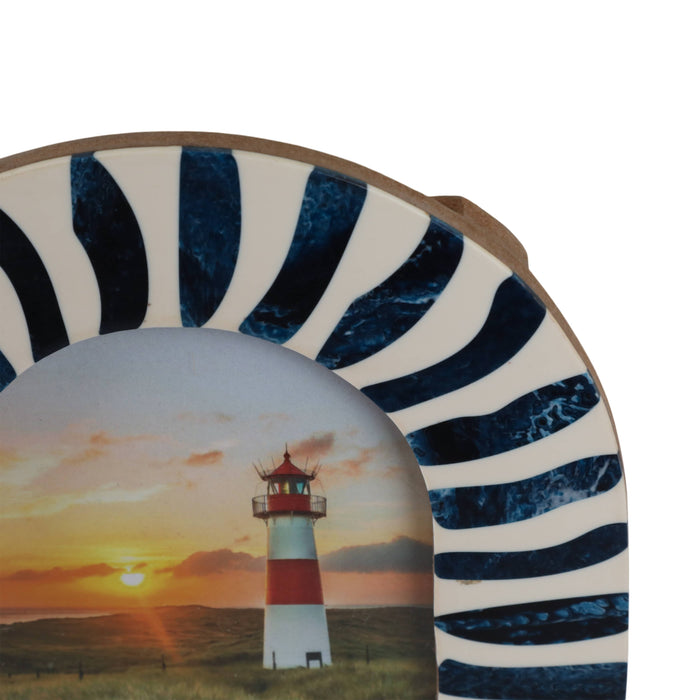 Blue and White Frame