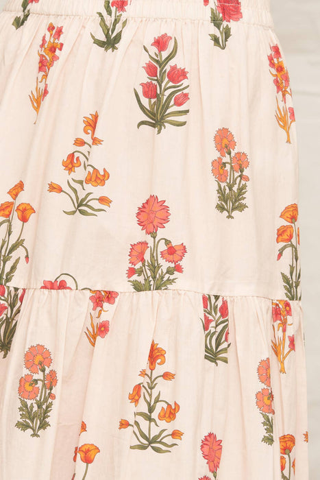 Fleur Cotton Maxi Skirt