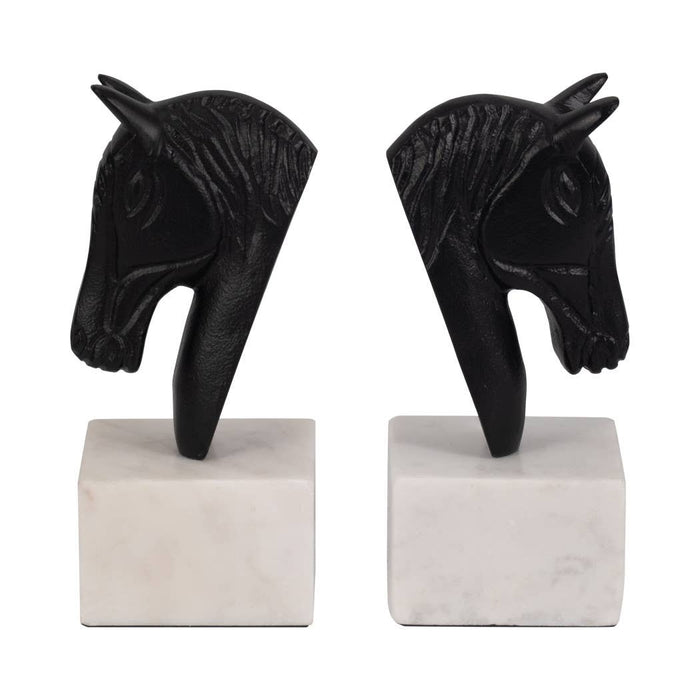 Horse Head Bookends