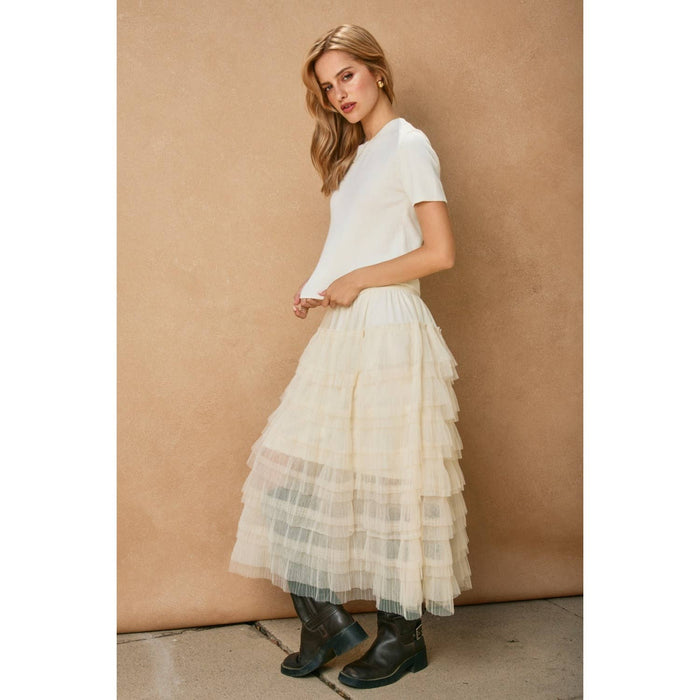 Tissu Dansant Maxi Slip Skirt