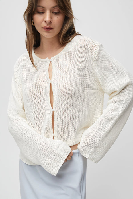 Open Button Cardigan