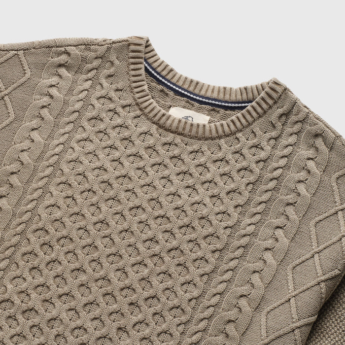 Eddie Knit Sweater - Chinchilla Garment Washed
