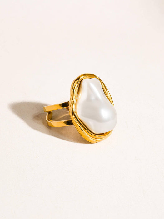 Pearl Round Ring