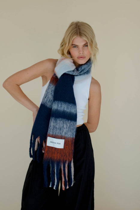 The Stockholm Scarf - 100% Recycled - Winter Lagoon