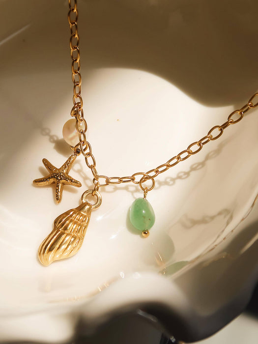 Bonbon Shell Charm Necklace
