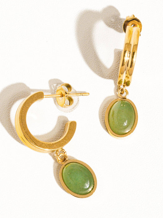 Natural Stone Earrings