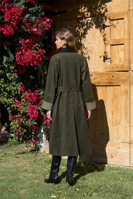 Highland Plaid Contrast Coat