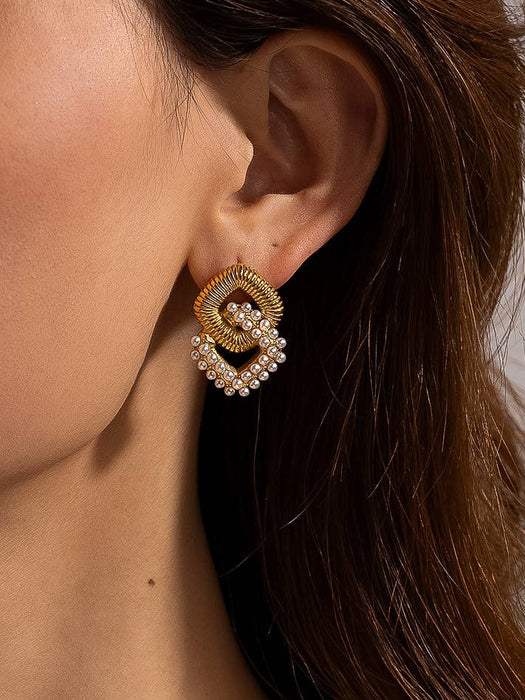 Duo Carré Earring