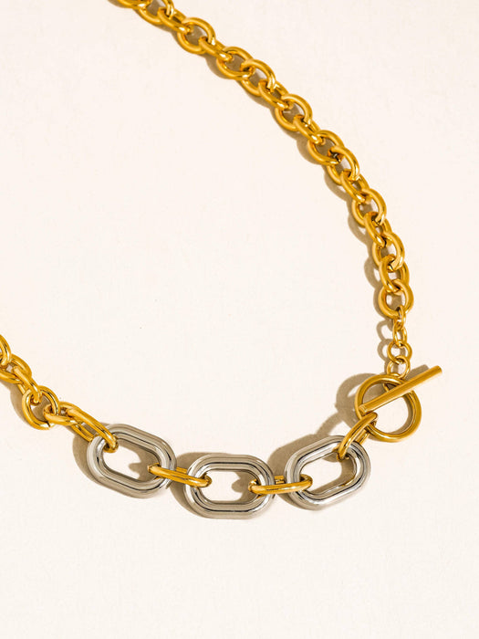 Deux Tons Chain Necklace