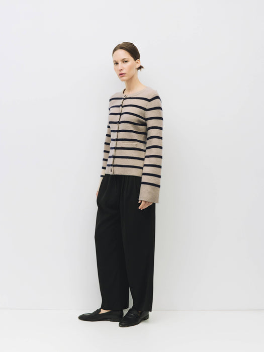 London Striped Cardigan