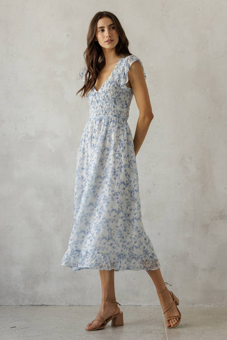 Fleur Bodice Midi Dress