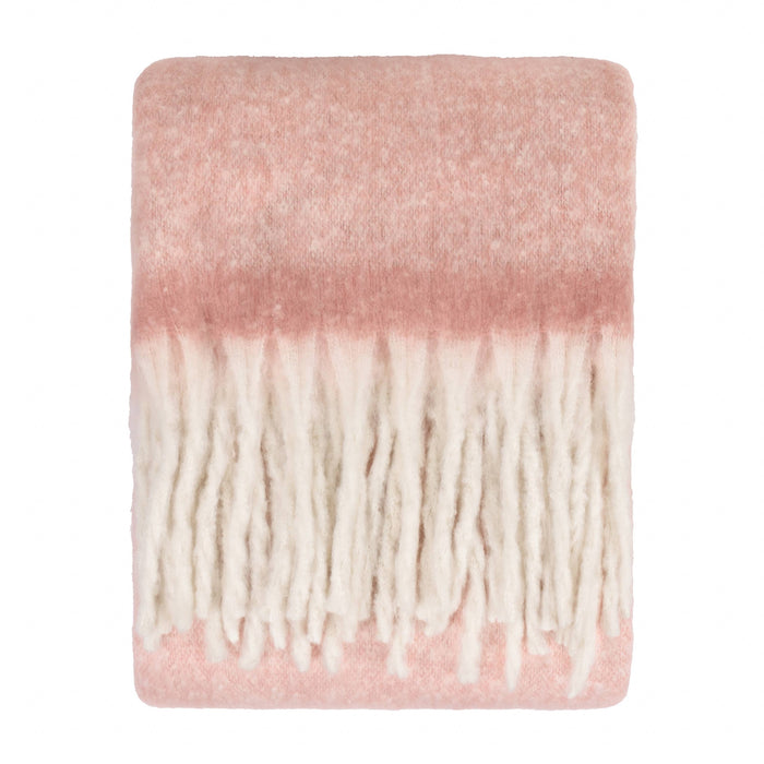 Rococo Pink Throw Blanket