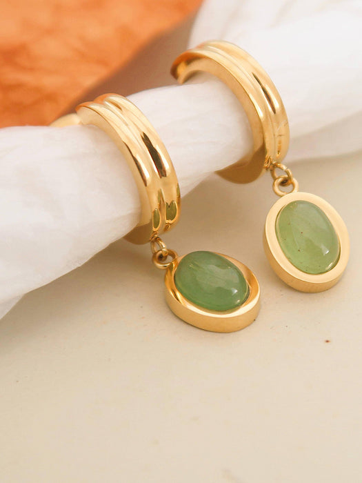 Natural Stone Earrings