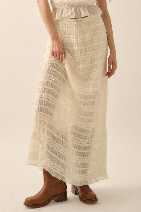 Shay Ruffle Maxi Skirt