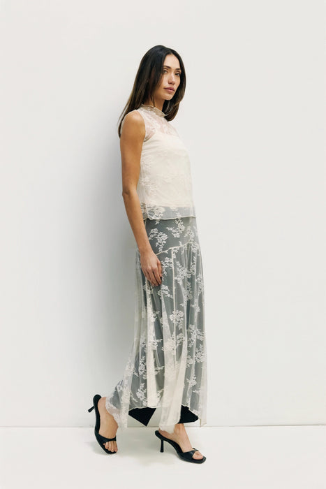 Sylvie Lace Asymmetrical Skirt