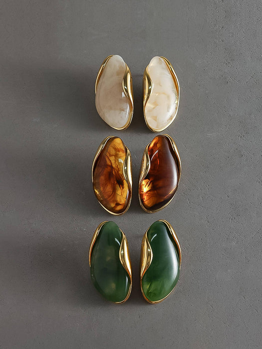 Resin Drop Earrings