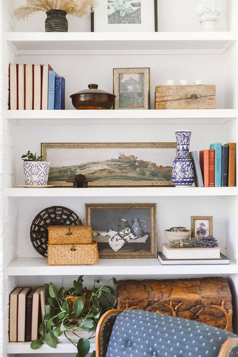 View of Lormes Framed Antique Art