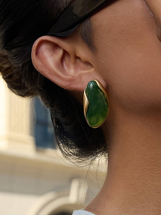 Resin Drop Earrings
