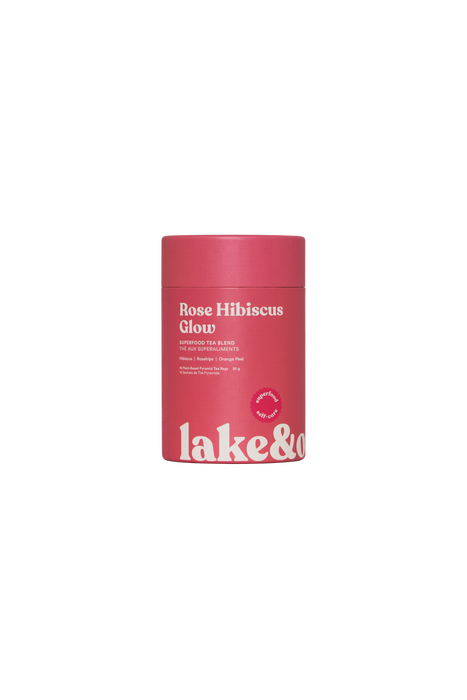 Rose Hibiscus Glow - Superfood Tea Blend