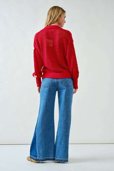 Panel Flare Jeans