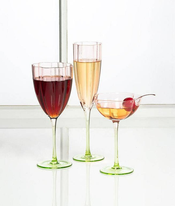 Flower Wine Glass