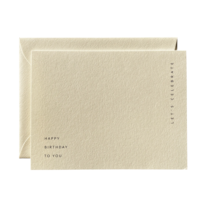 Happy Birthday To You Card