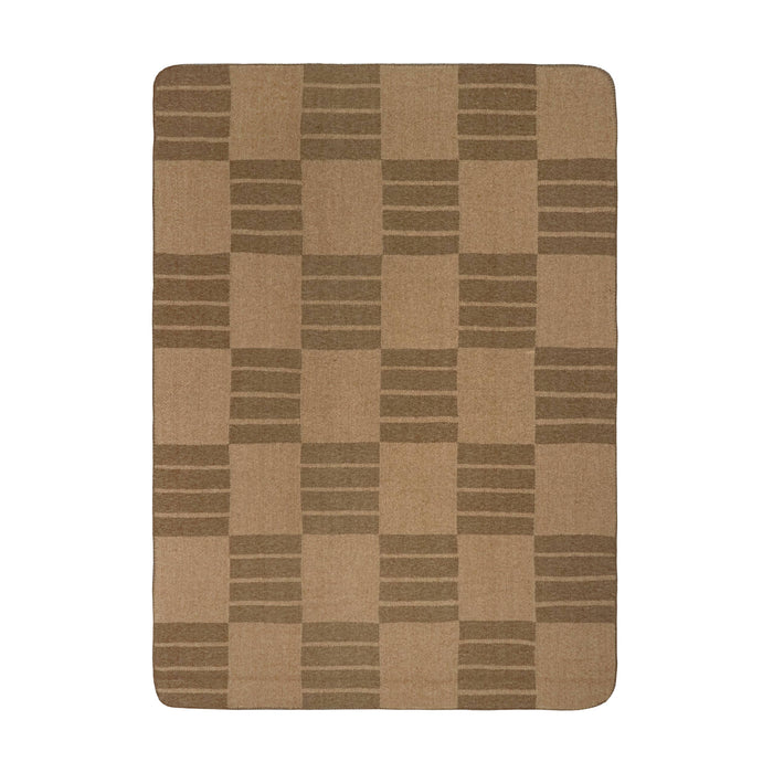 Harlech Woven Reversible Throw Brown
