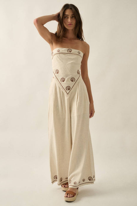 Shelley Pleated Linen Pants