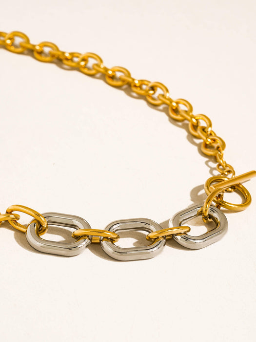 Deux Tons Chain Necklace